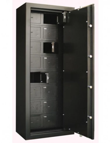 armoire-de-securite-Armoire Forte Infac Collectivité C20T16 Serrure à clé- 16 Compartiments-1