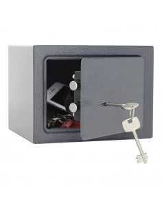 Mini coffret boîte coffre fort de Sécurité avec 2 clés 12 x 9 x 5 cm bleu  vert