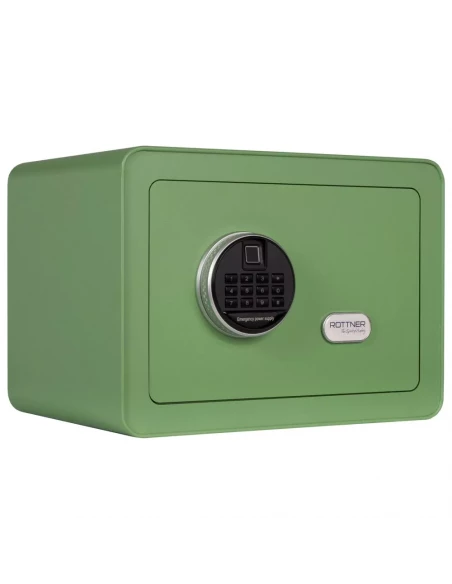 meuble-coffre-fort_Coffre Fort Pour Meuble Rottner Vintage Vert Serrure Biométrique_thumbnail_1